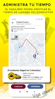 FEDOTAXI PASAJERO android App screenshot 8